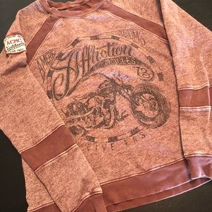 Affliction lightweight sweatshirt!